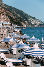 Load image into Gallery viewer, Positano Beach Umbrellas Amalfi Coast Italy