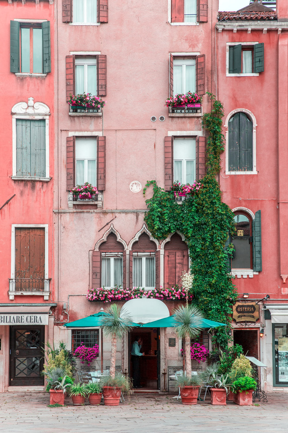 Pink Facade Venice Italy